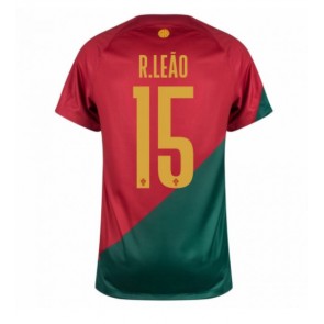 Lacne Muži Futbalové dres Portugalsko Rafael Leao #15 MS 2022 Krátky Rukáv - Domáci
